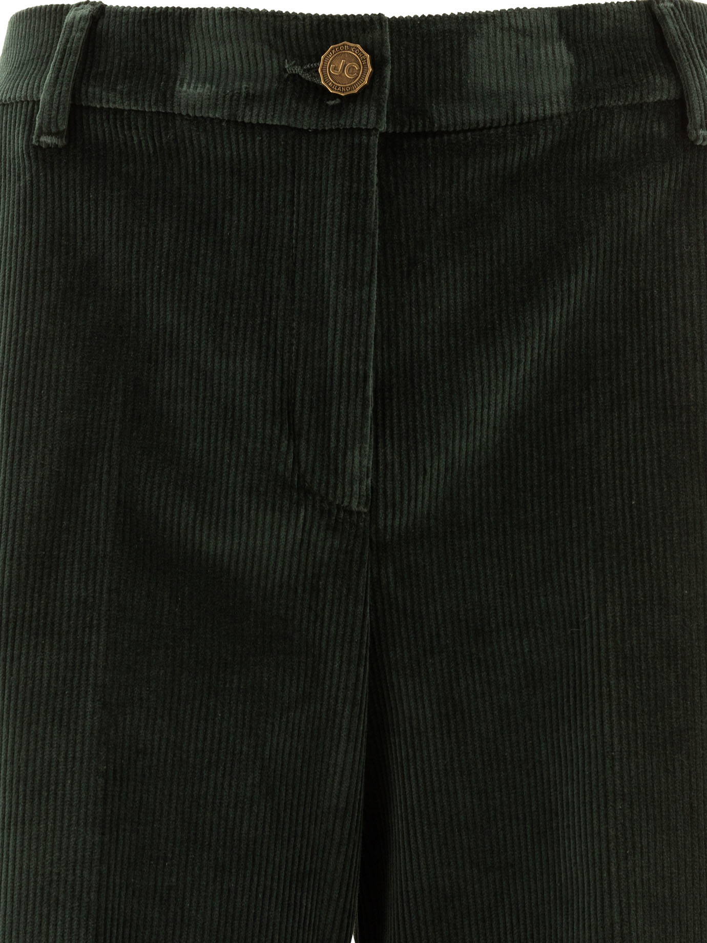 JACOB COHEN Green Taylor corduroy trousers